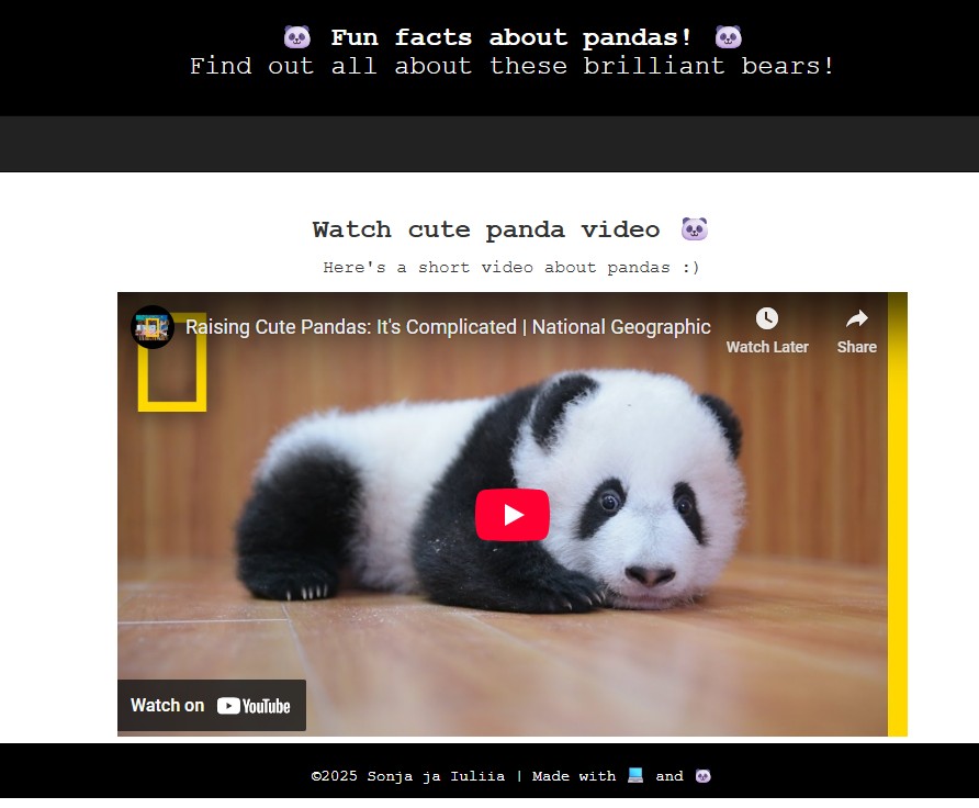 Panda screenshot
